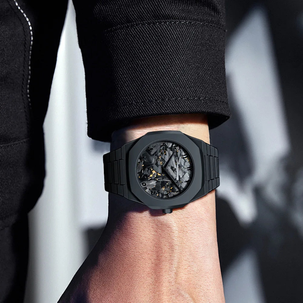 Men's Arabic numerals silicone quartz watch for men